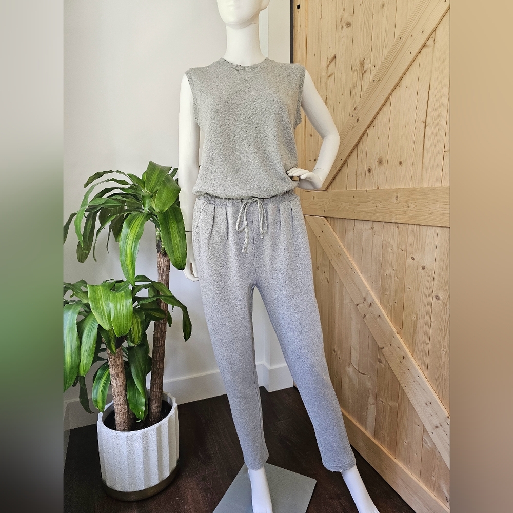 JOE'S size S women's heather grey lounge jumpsuit